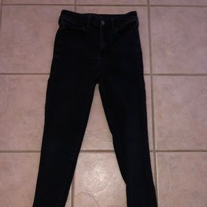 Black American eagle skinny jeans